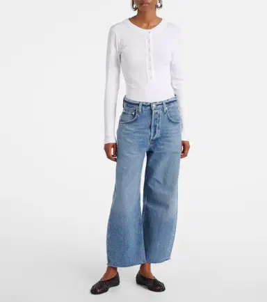 Citizens of Humanity Ayla cropped wide-leg jeans | Thumbnail 2