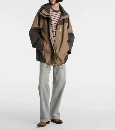 Prada Colorblocked oversized jacket | Thumbnail 4