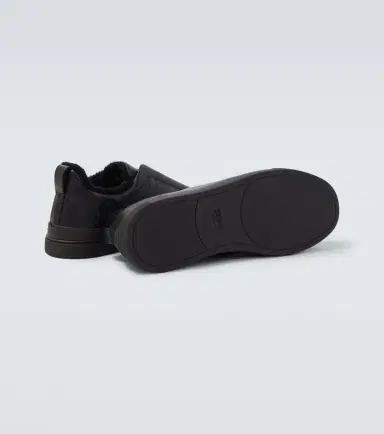 Zegna Triple Stitch leather sneakers | Thumbnail 2