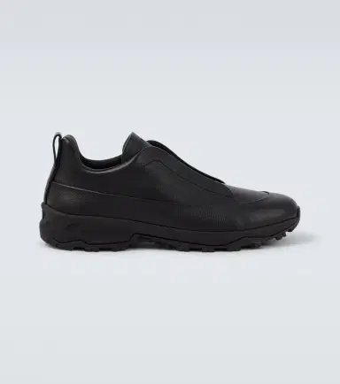 Zegna Triple Stitch leather sneakers | Thumbnail 6