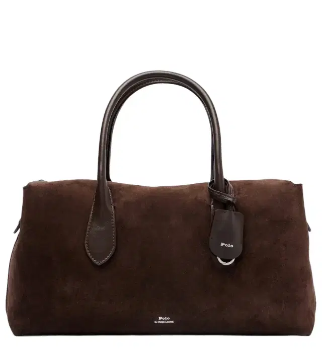 Polo Ralph Lauren Leather-trimmed suede duffel bag
