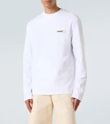 Jacquemus Gros Grain cotton fleece T-shirt | Thumbnail 3