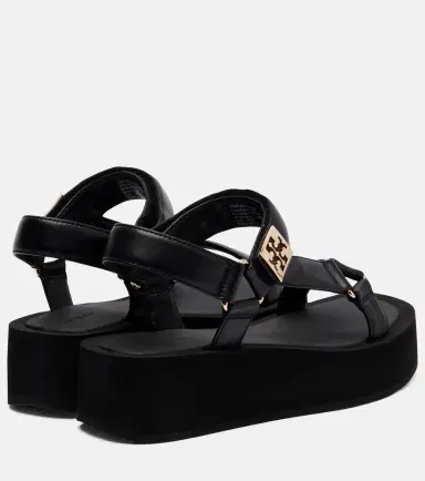 Tory Burch Mellow leather platform sandals | Thumbnail 3