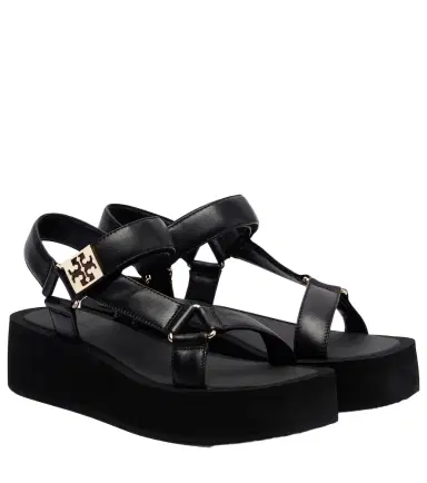 Tory Burch Mellow leather platform sandals | Thumbnail 1