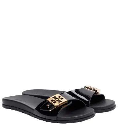 Tory Burch Double T slides | Thumbnail 1 Tory Burch Double T slides | Thumbnail 1