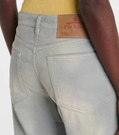 Prada Cotton corduroy pants | Thumbnail 4