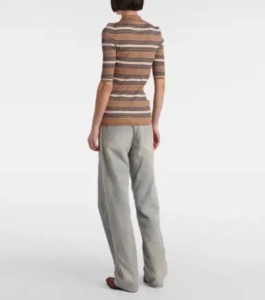 Prada Cotton-blend polo sweater | Thumbnail 3 Prada Cotton-blend polo sweater | Thumbnail 3