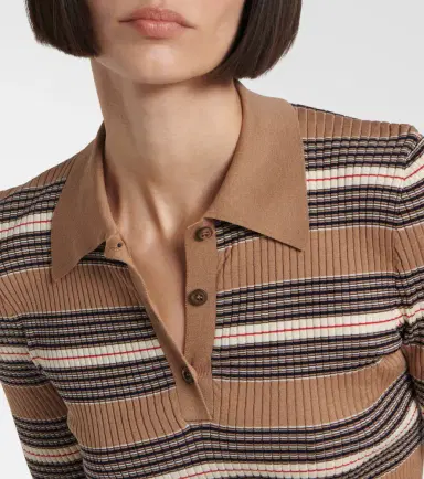 Prada Cotton-blend polo sweater | Thumbnail 6 Prada Cotton-blend polo sweater | Thumbnail 6