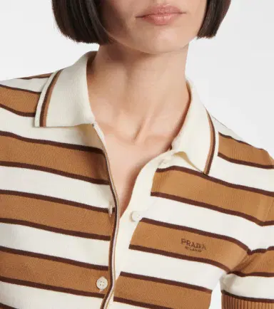 Prada Striped cotton top | Thumbnail 2