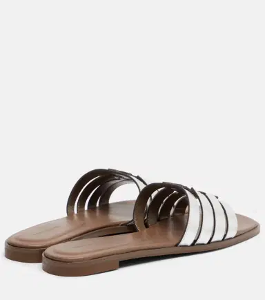 Tory Burch Metallic leather slides | Thumbnail 2