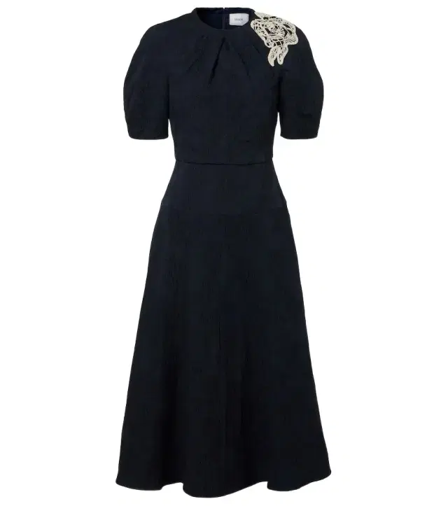 Erdem Floral cotton-blend jacquard midi dress