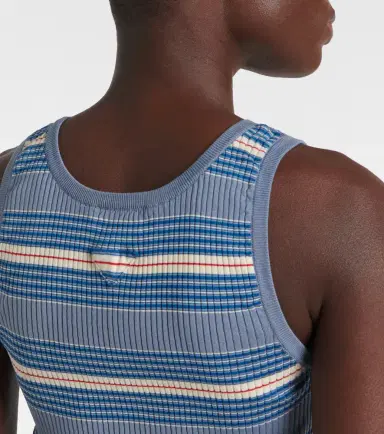 Prada Cotton ribbed-knit tank top | Thumbnail 5