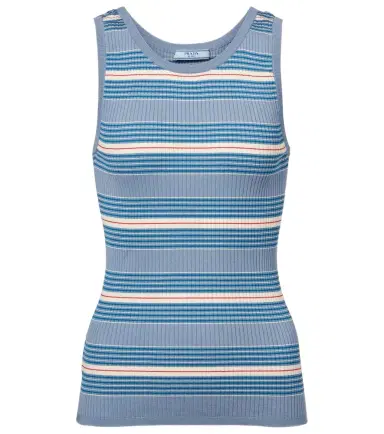 Prada Cotton ribbed-knit tank top | Thumbnail 1
