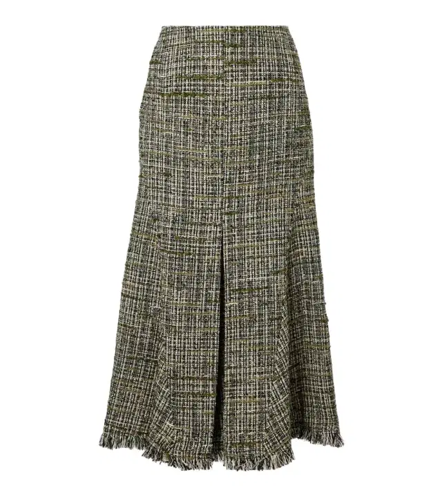 Erdem Tweed midi skirt