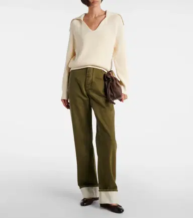 Tory Burch Cap Toe croc-effect suede ballet flats | Thumbnail 5