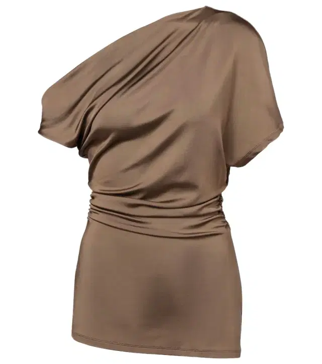 Edel ruched draped jersey top
