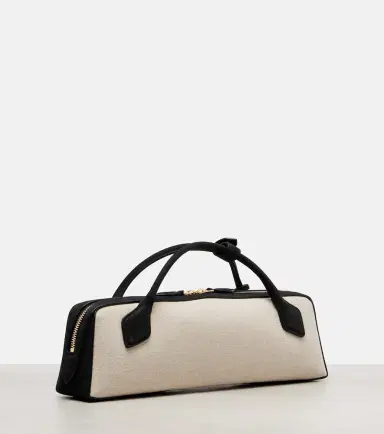 Alaïa Alaïa Le Teckel canvas clutch | Thumbnail 2 Alaïa Alaïa Le Teckel canvas clutch | Thumbnail 2