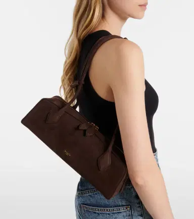 Alaïa Alaïa Le Teckel Medium suede shoulder bag | Thumbnail 5 Alaïa Alaïa Le Teckel Medium suede shoulder bag | Thumbnail 5