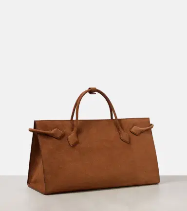 Alaïa Alaïa Le Teckel suede tote bag | Thumbnail 3