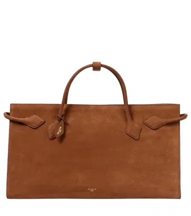Alaïa Alaïa Le Teckel suede tote bag | Thumbnail 1