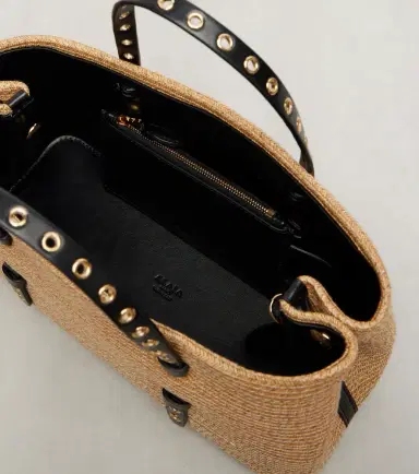 Alaia Alaïa Mina 25 Medium woven tote bag | Thumbnail 4 Alaia Alaïa Mina 25 Medium woven tote bag | Thumbnail 4