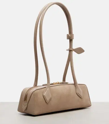 Alaïa Alaïa Le Teckel Small suede shoulder bag | Thumbnail 3 Alaïa Alaïa Le Teckel Small suede shoulder bag | Thumbnail 3