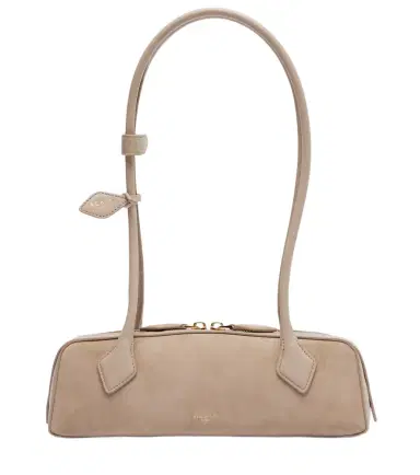 Alaïa Alaïa Le Teckel Small suede shoulder bag | Thumbnail 1 Alaïa Alaïa Le Teckel Small suede shoulder bag | Thumbnail 1