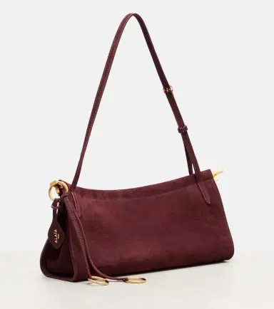 Alaïa Alaïa Le Click Medium suede shoulder bag | Thumbnail 4