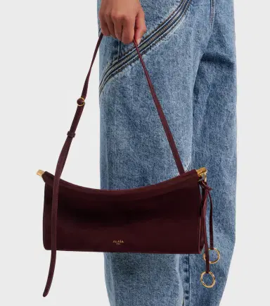 Alaïa Alaïa Le Click Medium suede shoulder bag | Thumbnail 5