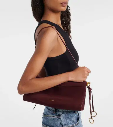 Alaïa Alaïa Le Click Medium suede shoulder bag | Thumbnail 6