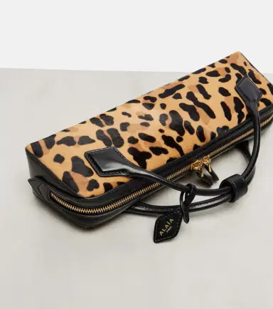Alaïa Alaïa Le Teckel leopard-print calf hair clutch | Thumbnail 3