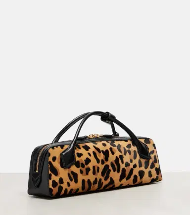 Alaïa Alaïa Le Teckel leopard-print calf hair clutch | Thumbnail 4