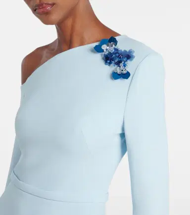 Safiyaa Rinna embellished crêpe gown | Thumbnail 3 Safiyaa Rinna embellished crêpe gown | Thumbnail 3