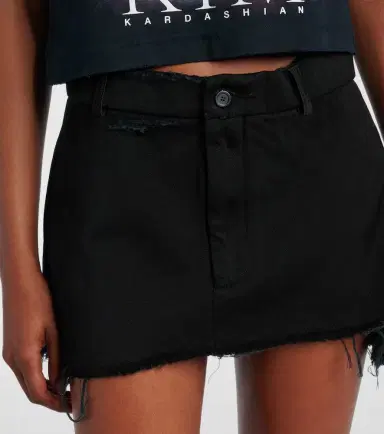 Balenciaga Distressed denim miniskirt | Thumbnail 3 Balenciaga Distressed denim miniskirt | Thumbnail 3