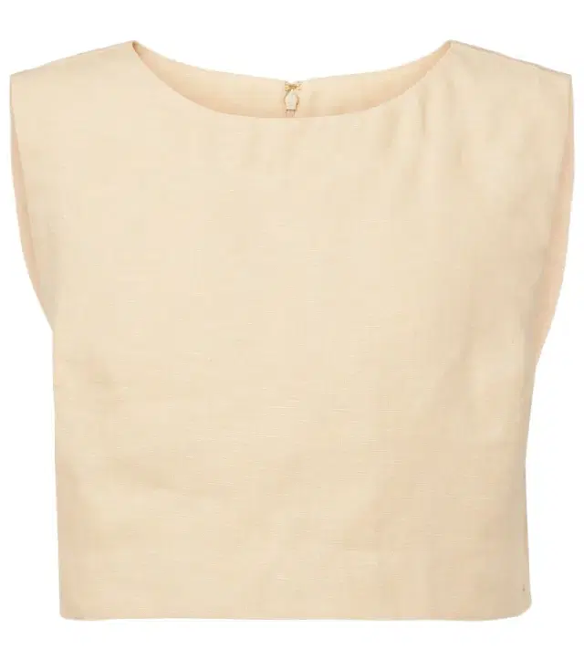 Posse Martina linen crop top
