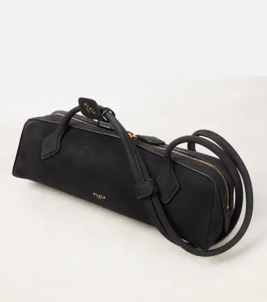 Alaïa Alaïa Le Teckel Medium suede shoulder bag | Thumbnail 3