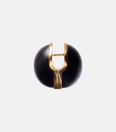 Alaïa Alaïa Sphere wood earrings | Thumbnail 3 Alaïa Alaïa Sphere wood earrings | Thumbnail 3
