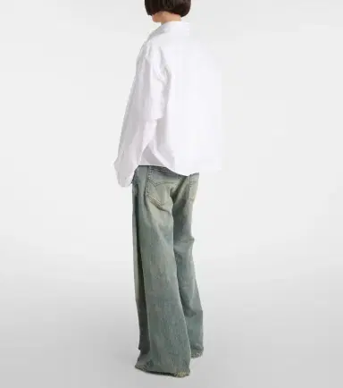 Balenciaga Cotton poplin shirt | Thumbnail 4