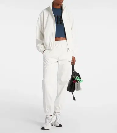 Balenciaga Logo straight sweatpants | Thumbnail 4