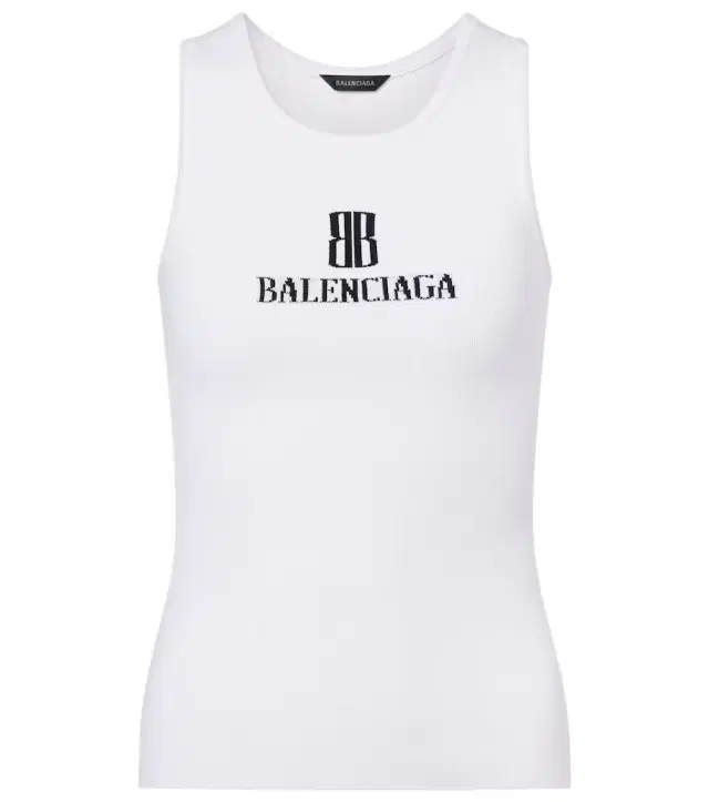 Balenciaga Nano BB knitted tank top