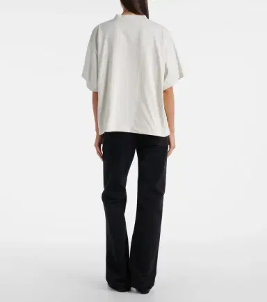 Balenciaga Logo cotton jersey T-shirt | Thumbnail 3 Balenciaga Logo cotton jersey T-shirt | Thumbnail 3