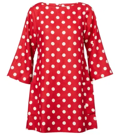Posse Nina polka-dot linen minidress | Thumbnail 1