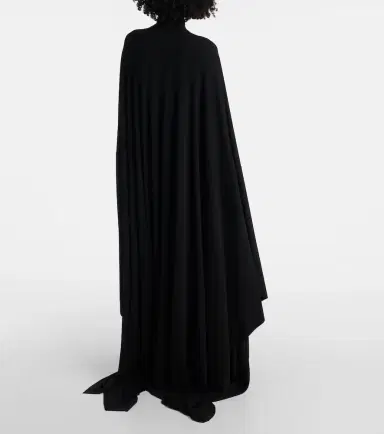 Balenciaga Caped jersey gown | Thumbnail 4