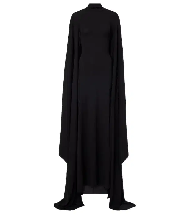 Balenciaga Caped jersey gown
