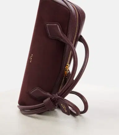 Alaïa Alaïa Le Teckel Small suede shoulder bag | Thumbnail 2