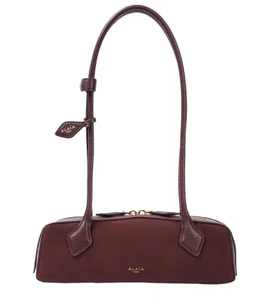 Alaïa Alaïa Le Teckel Small suede shoulder bag | Thumbnail 1