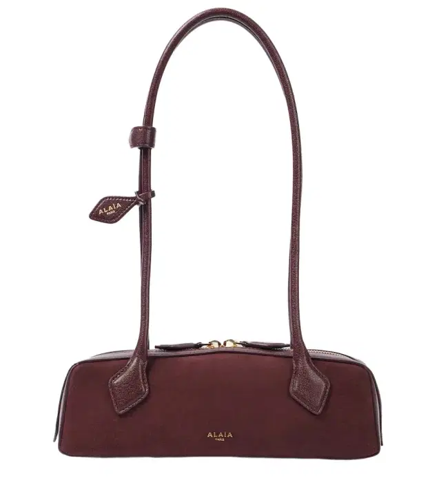 Alaia Alaïa Le Teckel Small suede shoulder bag