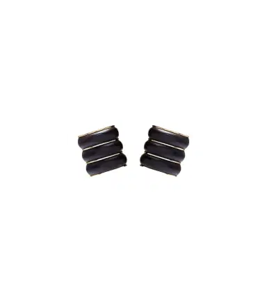Alaïa Alaïa Bumper wooden clip-on earrings | Thumbnail 1