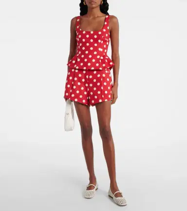 Posse Rosalie polka-dot linen top | Thumbnail 2 Posse Rosalie polka-dot linen top | Thumbnail 2