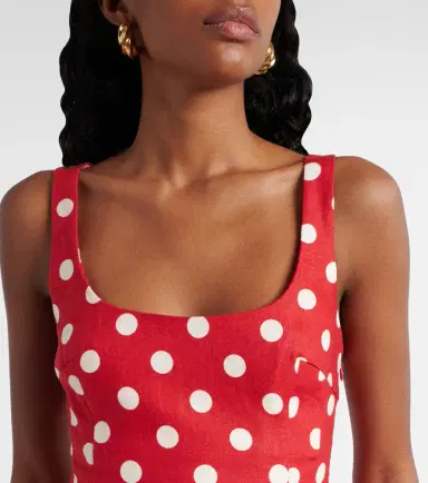 Posse Rosalie polka-dot linen top | Thumbnail 4 Posse Rosalie polka-dot linen top | Thumbnail 4